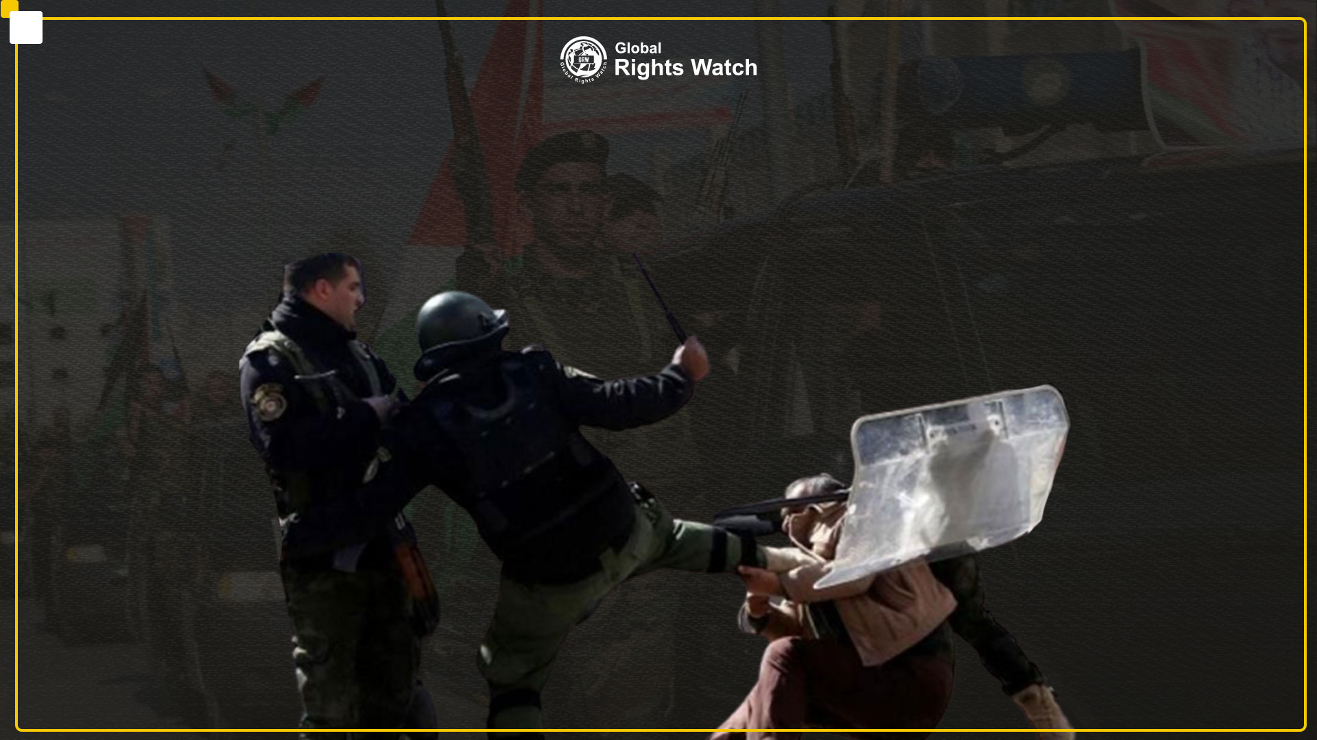 حرس جامعة النجاح الوطنية والأجهزة الأمنية الفلسطينية تعتدي بوحشية على وقفة لطلاب الجامعة وتصيب العديد منهم بجراح بالغة.